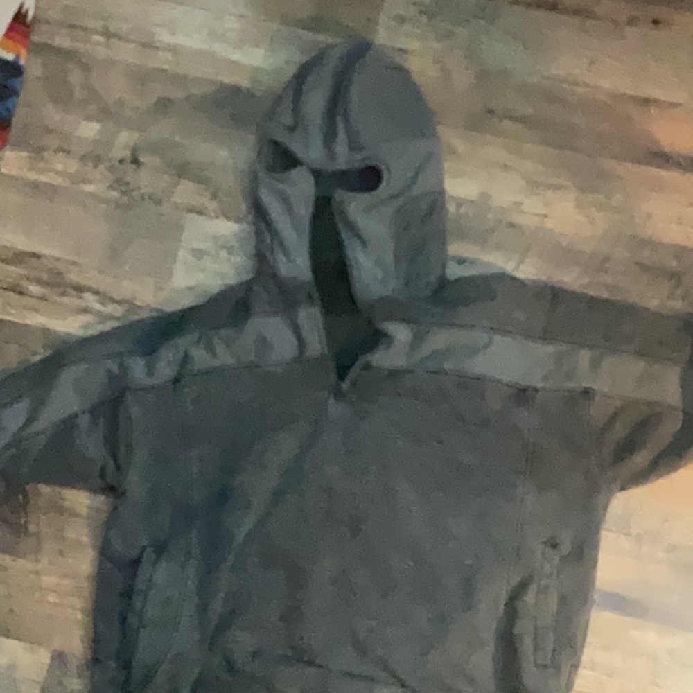 Gray Hooded Jacket